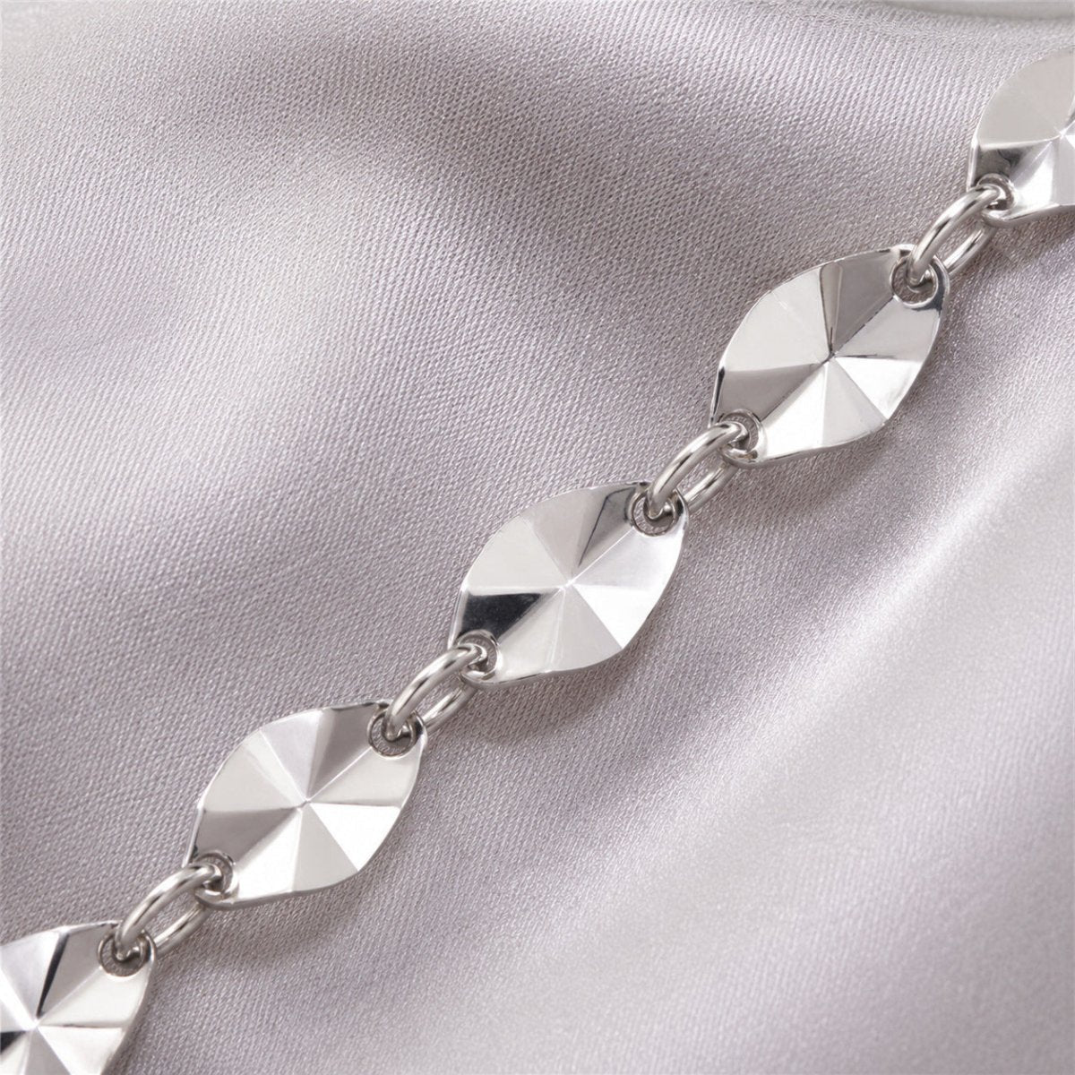 Alba Diamond-Cut Chain Anklet