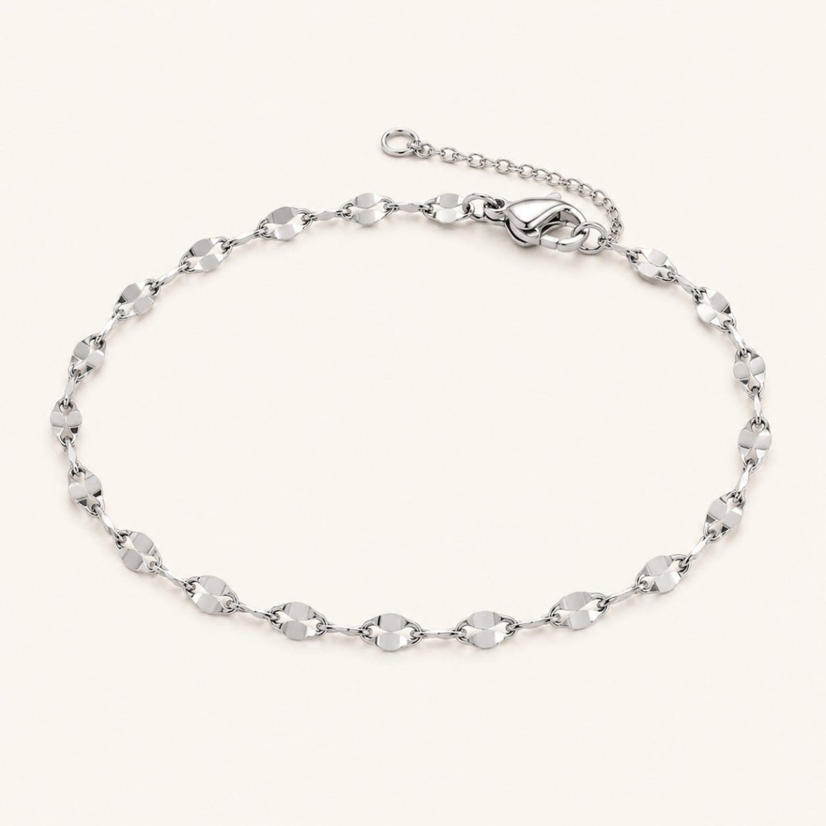 Alba Diamond-Cut Chain Anklet