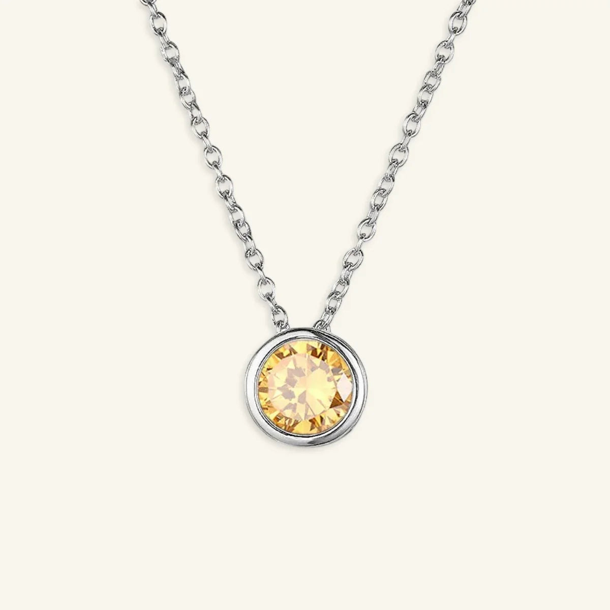 Alma Birthstone Necklace