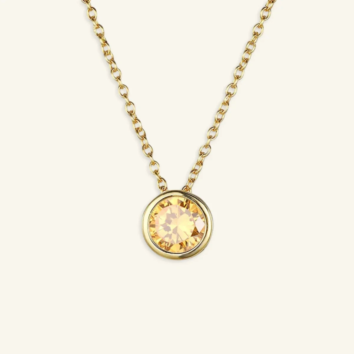 Alma Birthstone Necklace