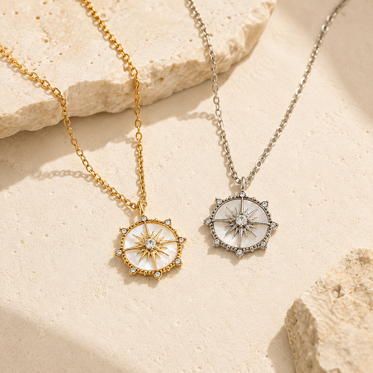 Astraea North-Star Medallion Necklace