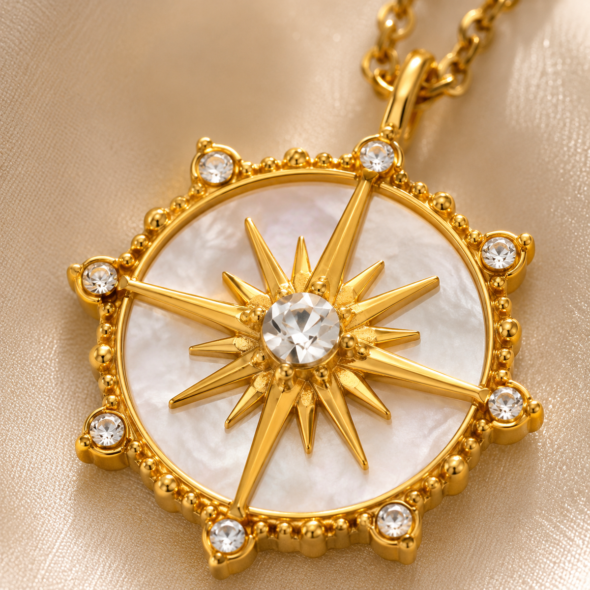 Astraea North-Star Medallion Necklace