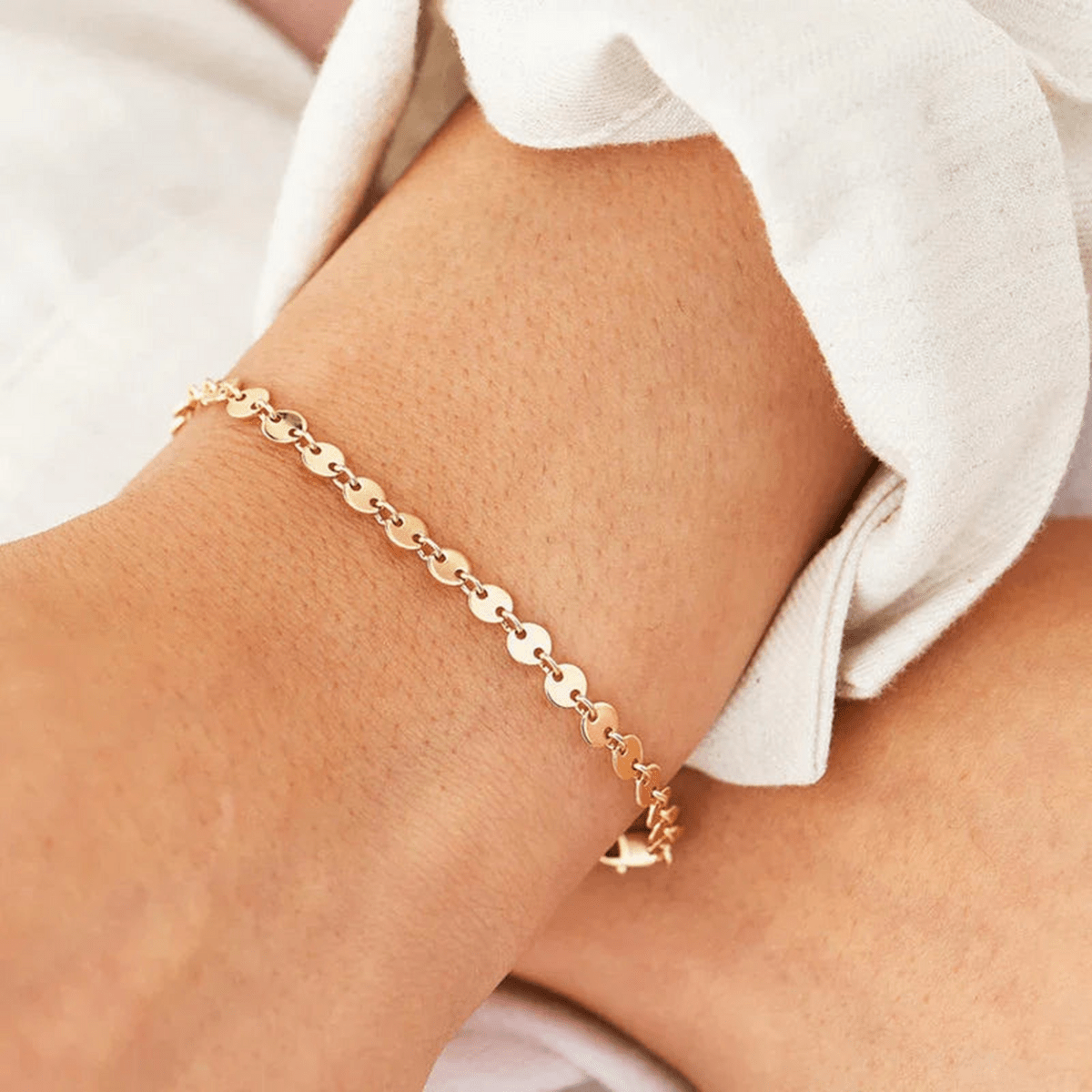 Aveline Disc-Link Bracelet