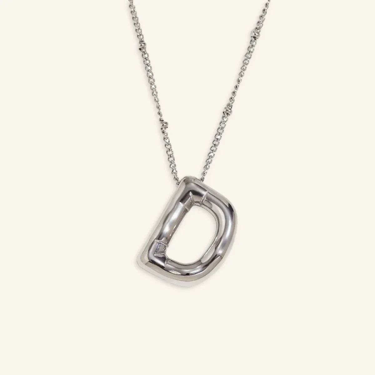 Balloon Gold Initial Necklace