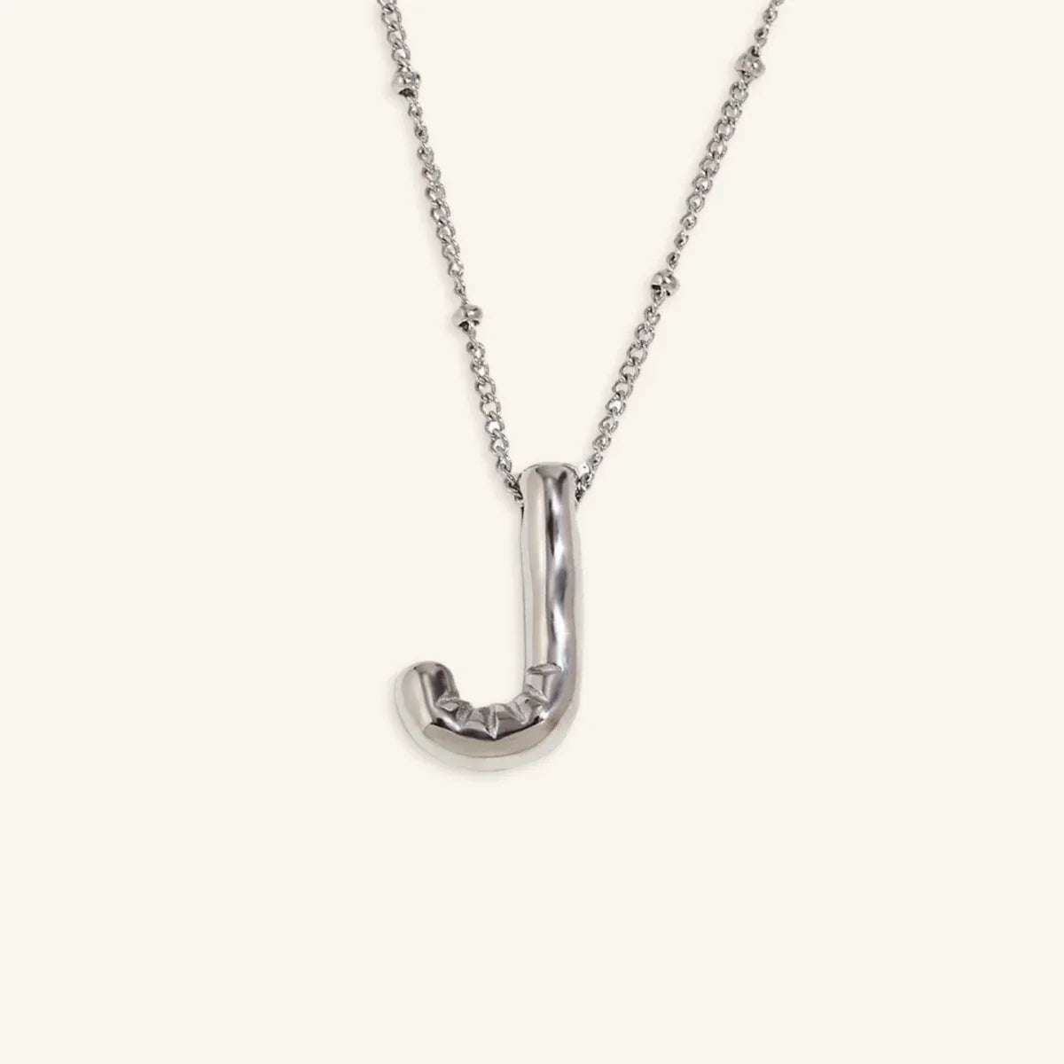 Balloon Gold Initial Necklace