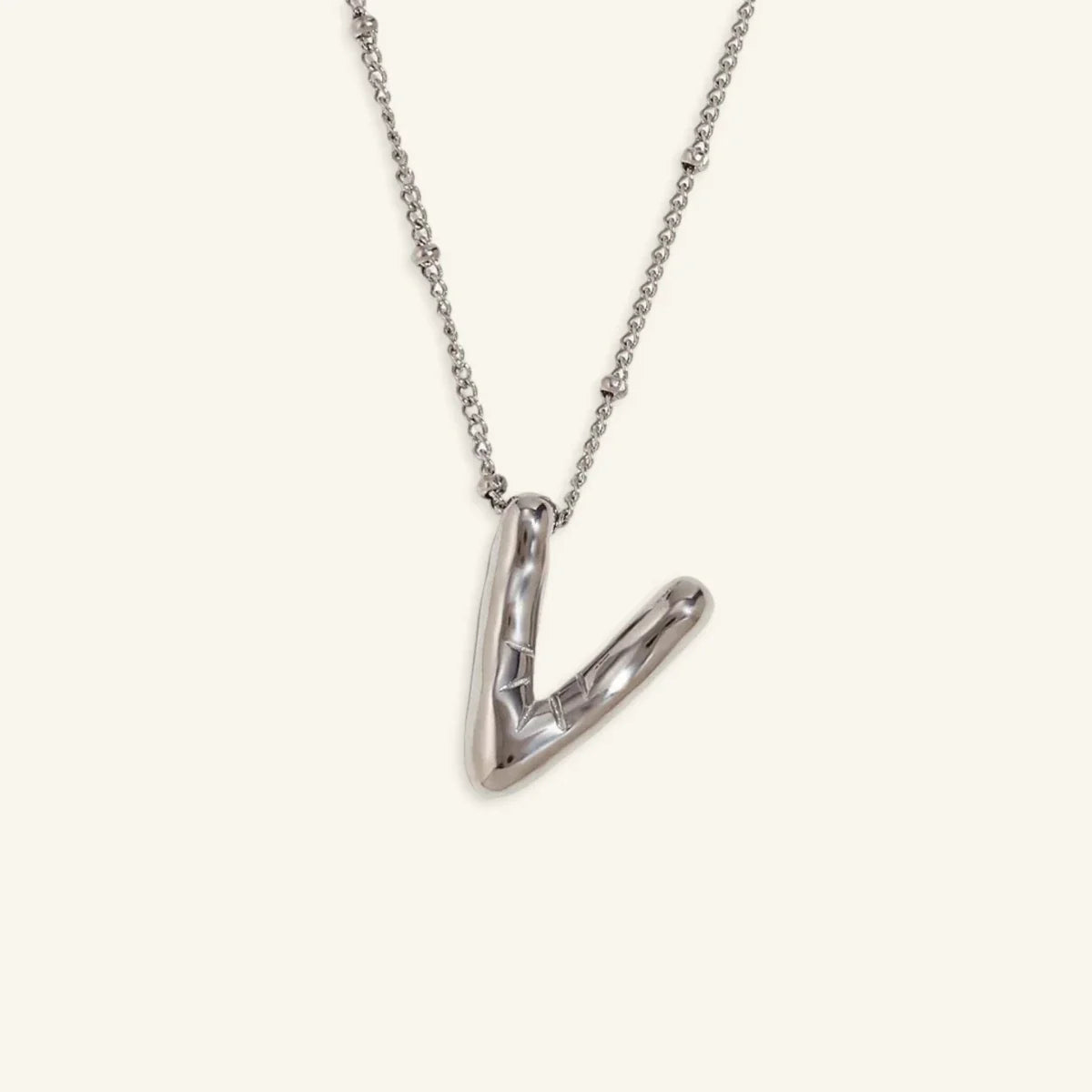 Balloon Gold Initial Necklace