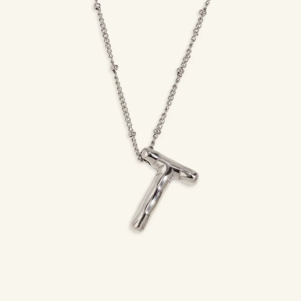 Balloon Gold Initial Necklace
