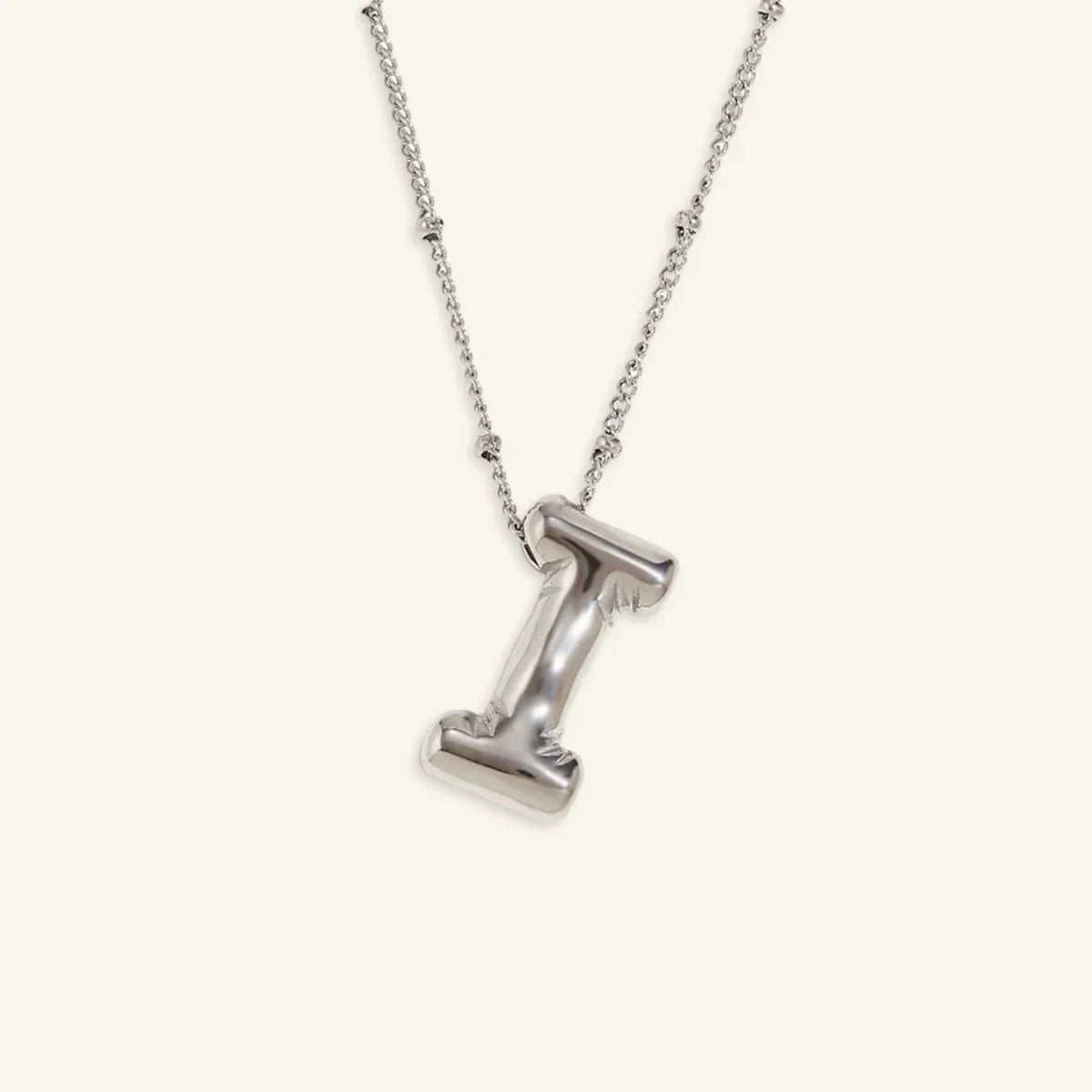 Balloon Gold Initial Necklace