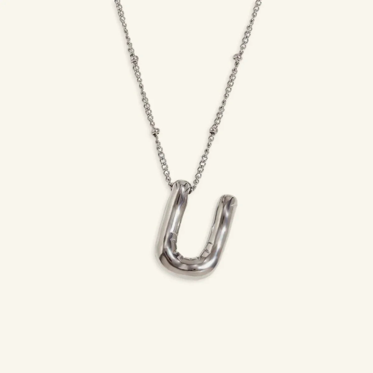 Balloon Gold Initial Necklace