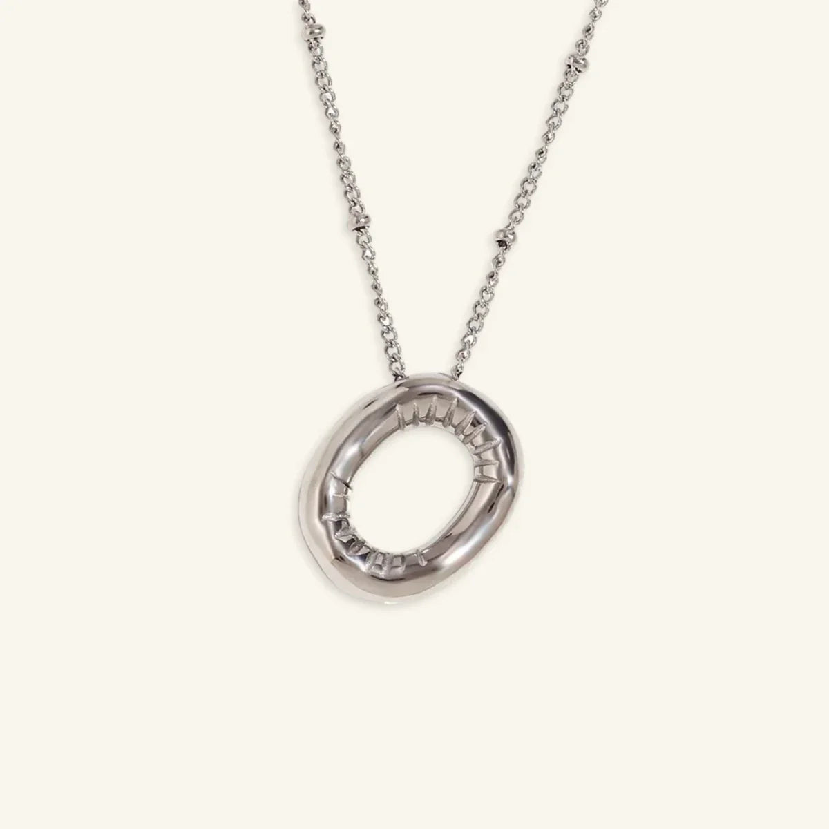 Balloon Gold Initial Necklace