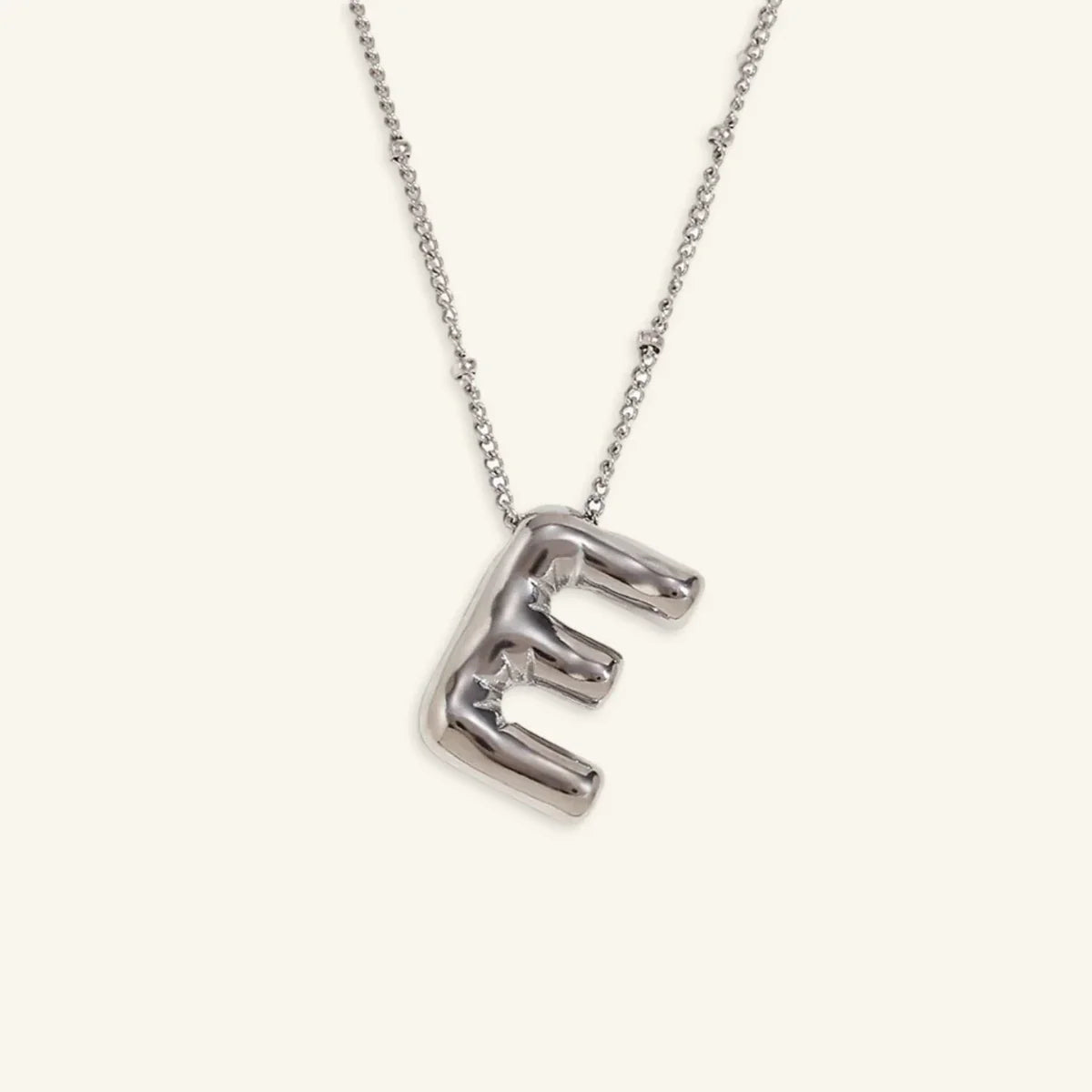 Balloon Gold Initial Necklace