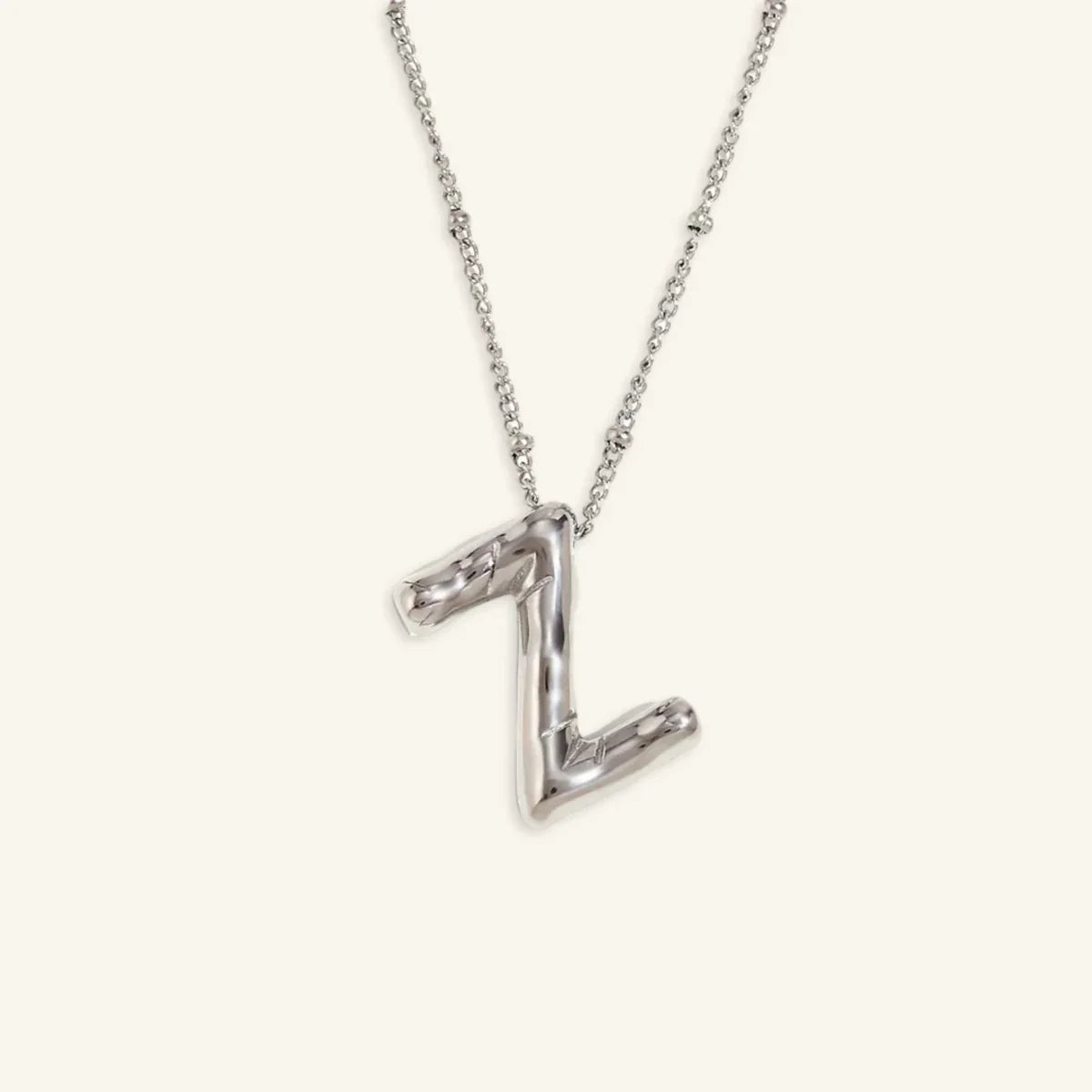 Balloon Gold Initial Necklace
