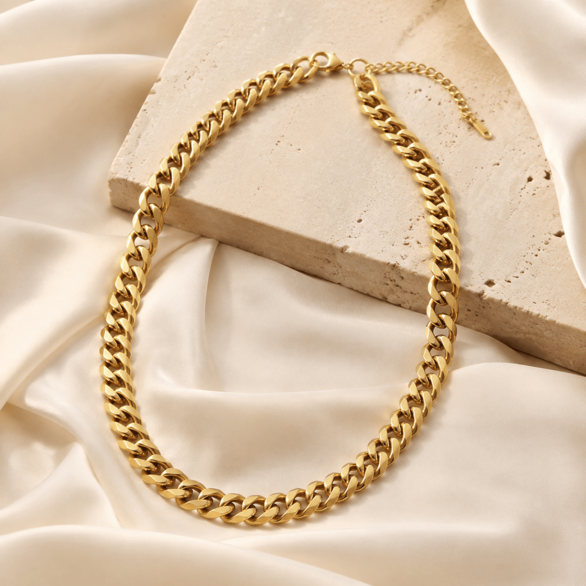 Carmela Bold Cuban Chain Necklace