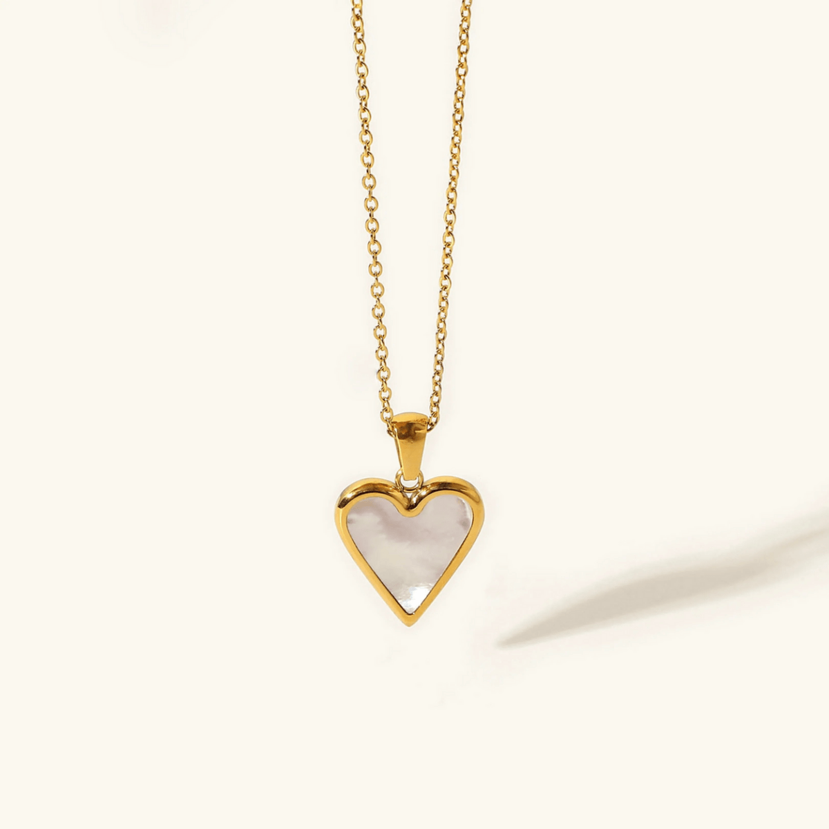 Carys Heart Inlay Necklace