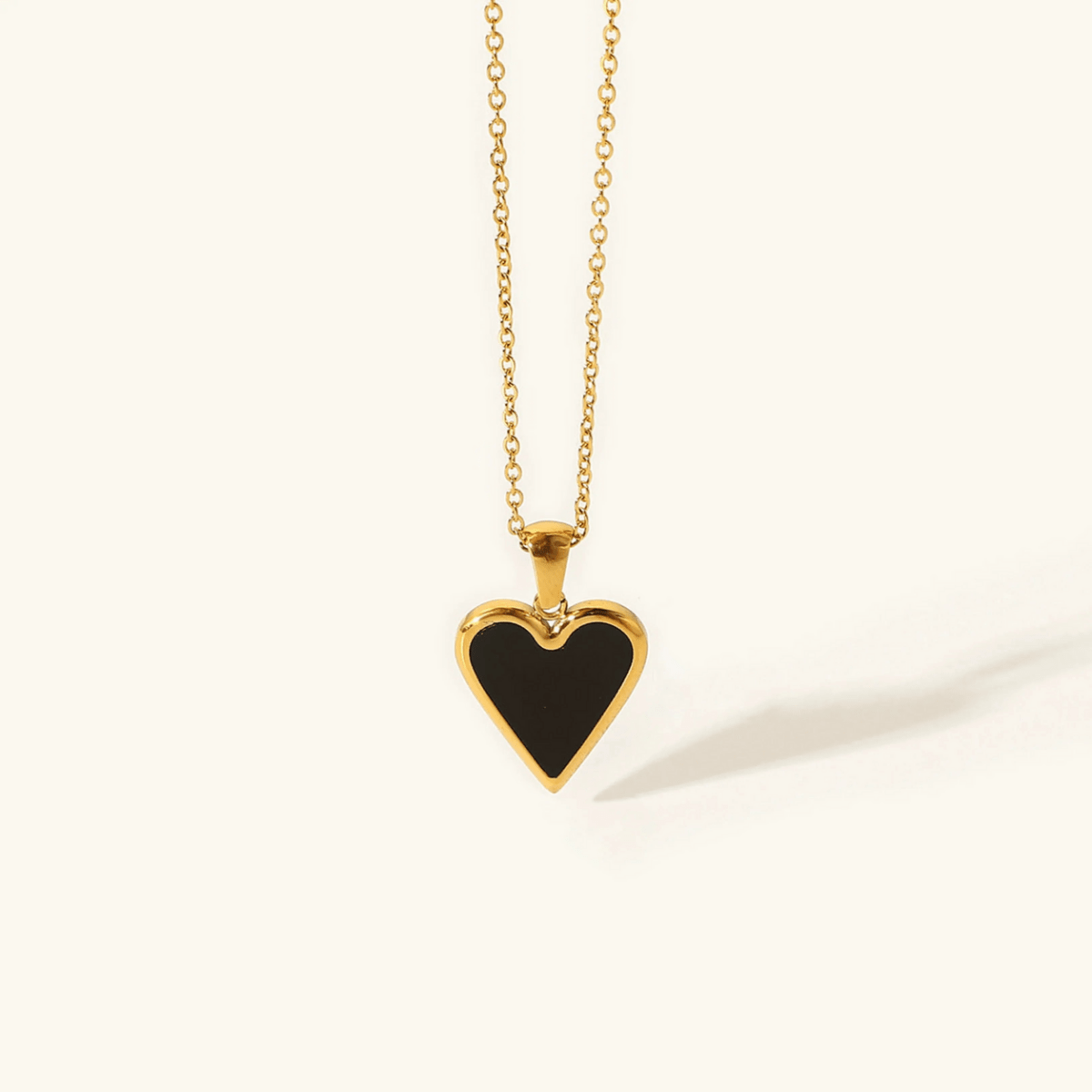 Carys Heart Inlay Necklace