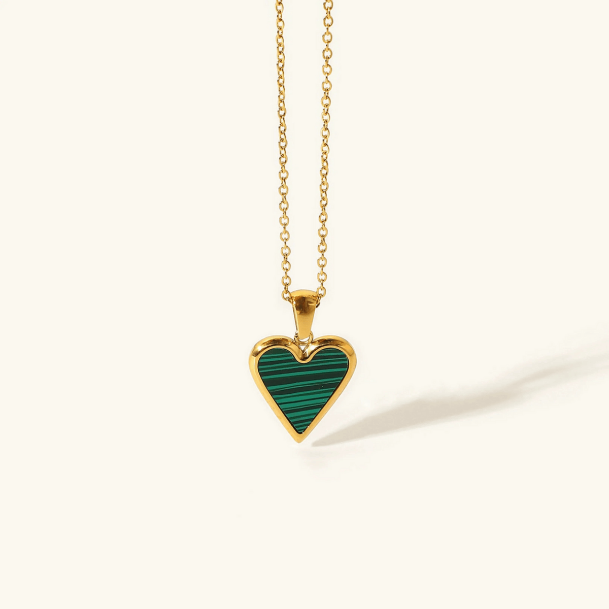 Carys Heart Inlay Necklace