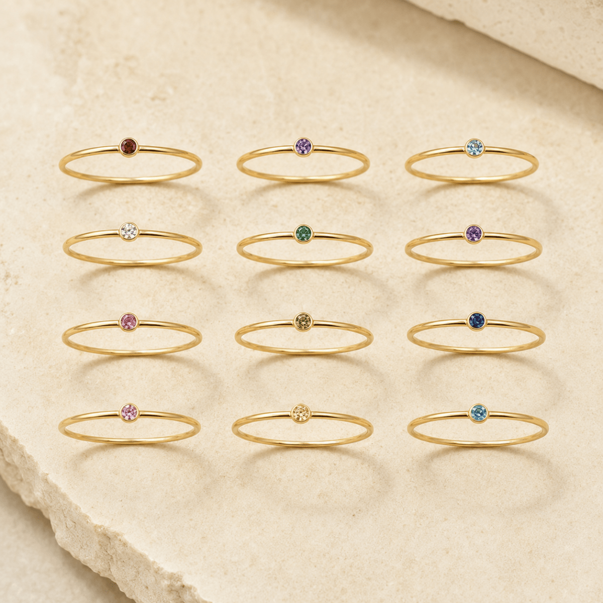 Celeste Birthstone Ring