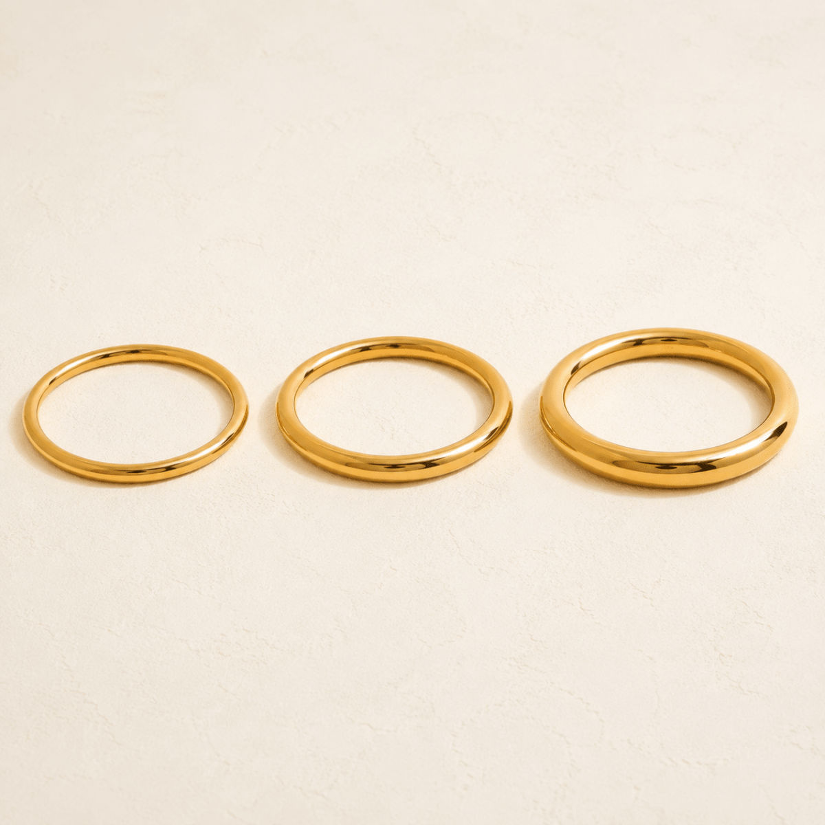 Elettra Polished Graduated Bangle