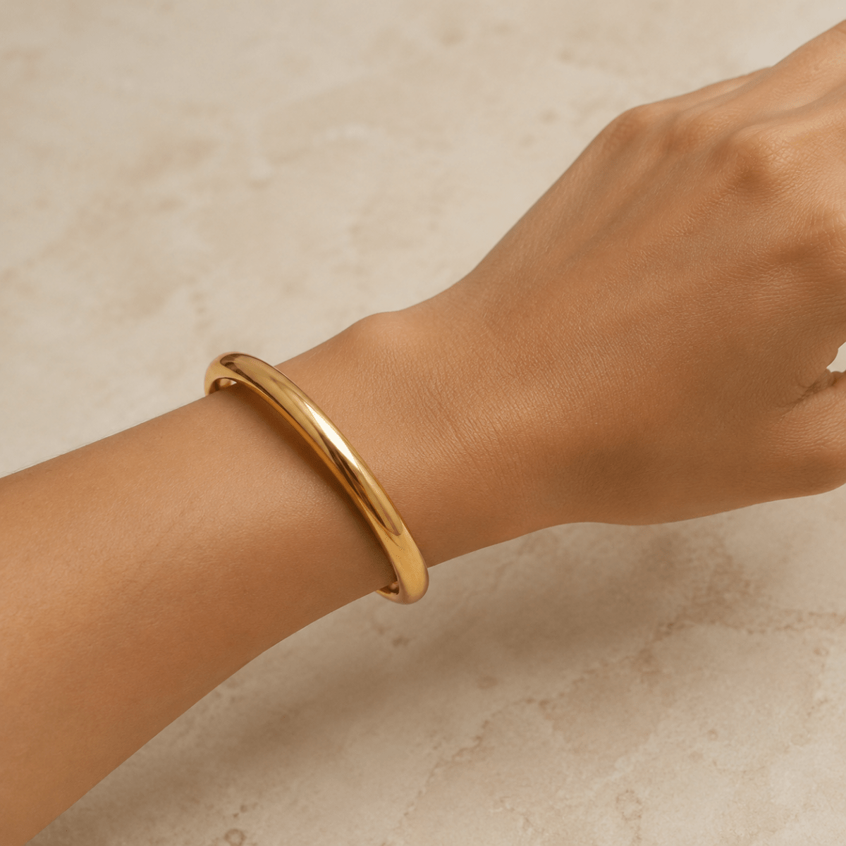 Elettra Polished Graduated Bangle