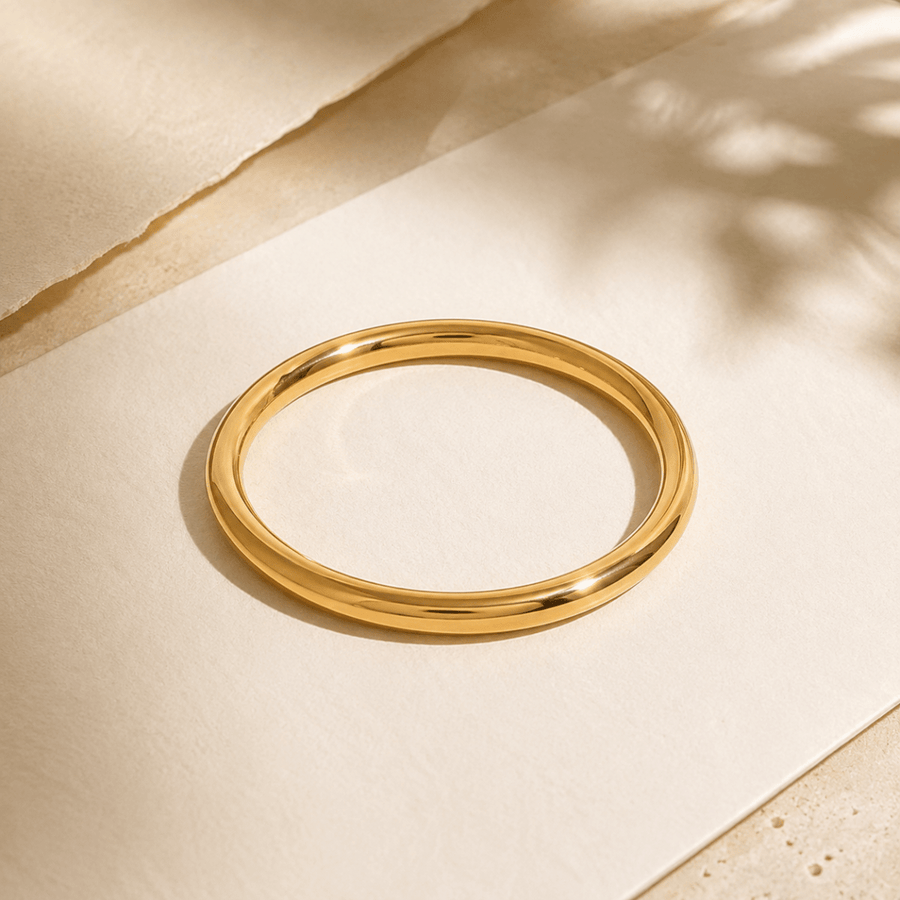 Elettra Polished Graduated Bangle
