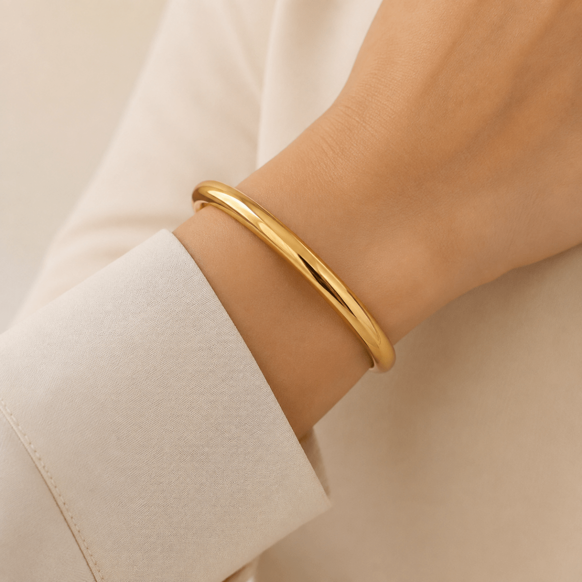 Elettra Polished Graduated Bangle