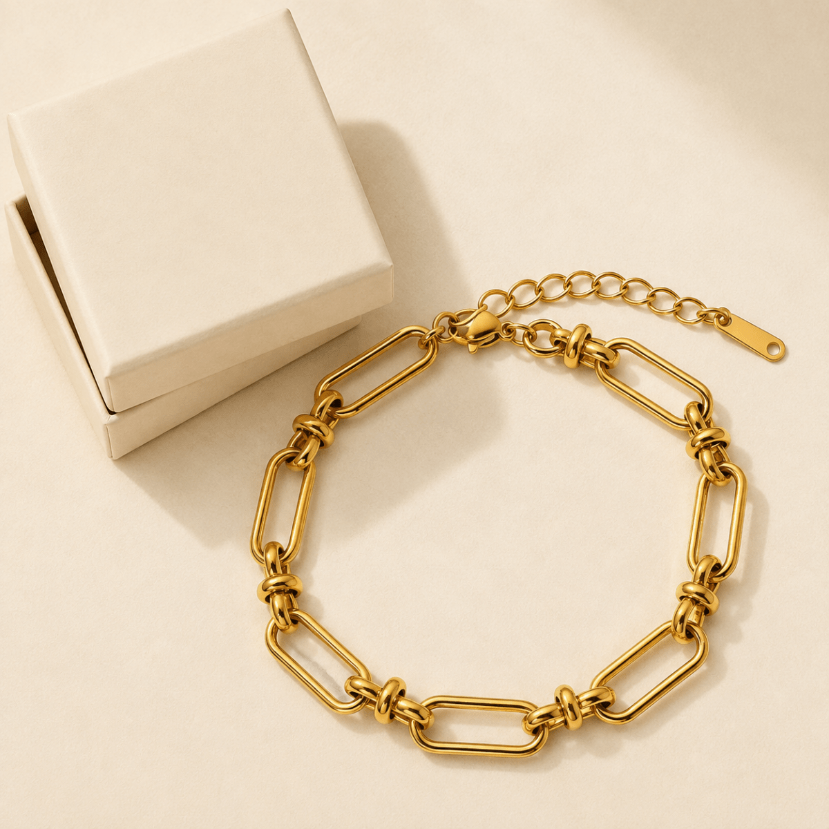 Elodie Paperclip Chain Bracelet