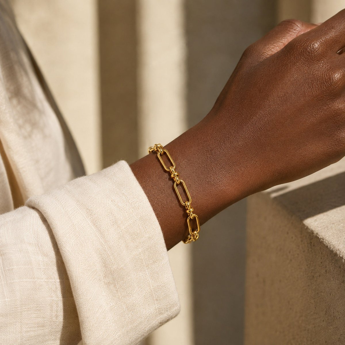 Elodie Paperclip Chain Bracelet