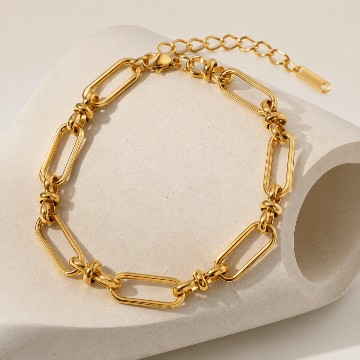 Elodie Paperclip Chain Bracelet