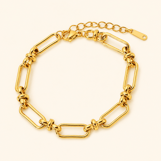 Elodie Paperclip Chain Bracelet
