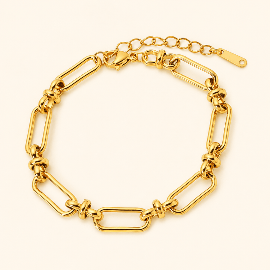 Elodie Paperclip Chain Bracelet