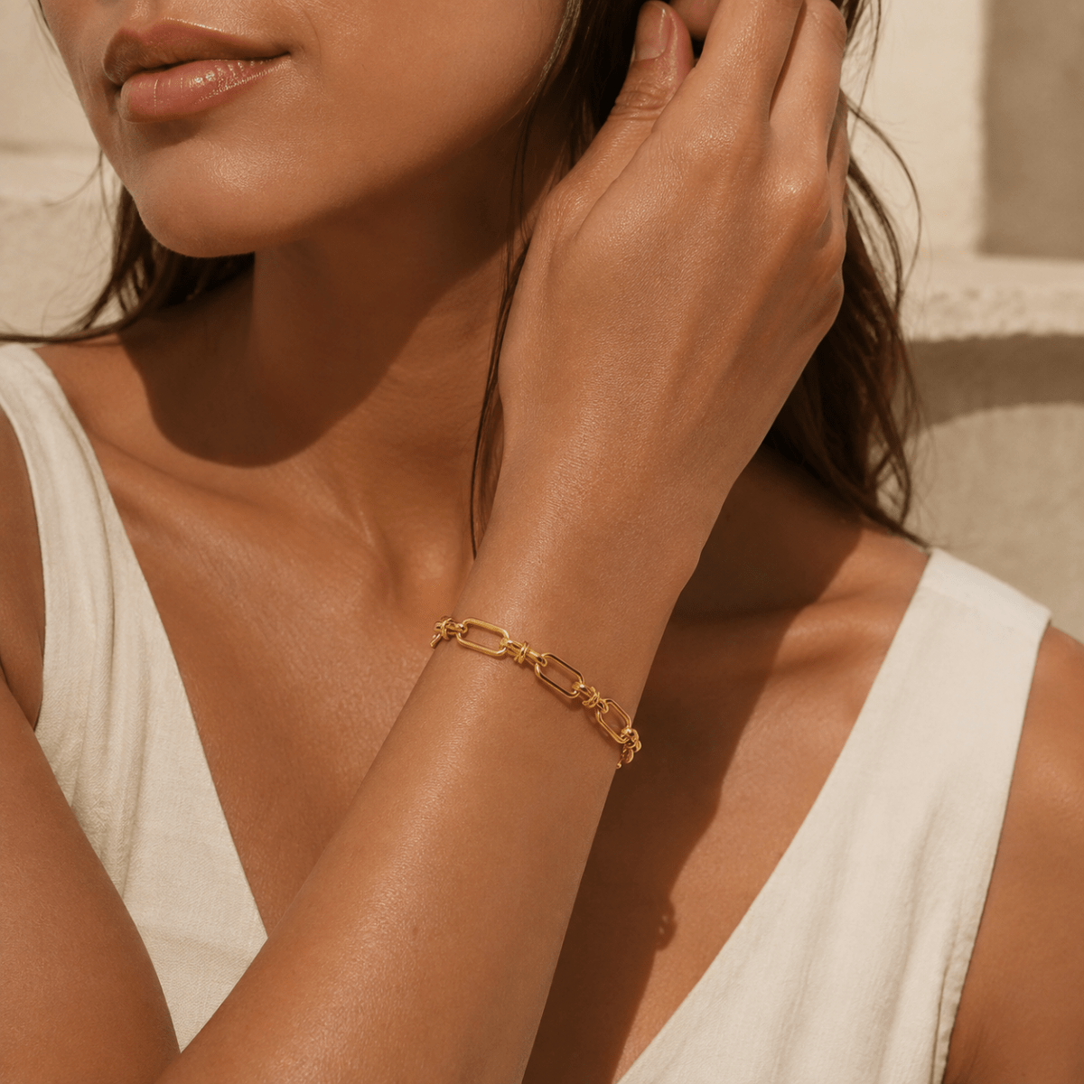Elodie Paperclip Chain Bracelet