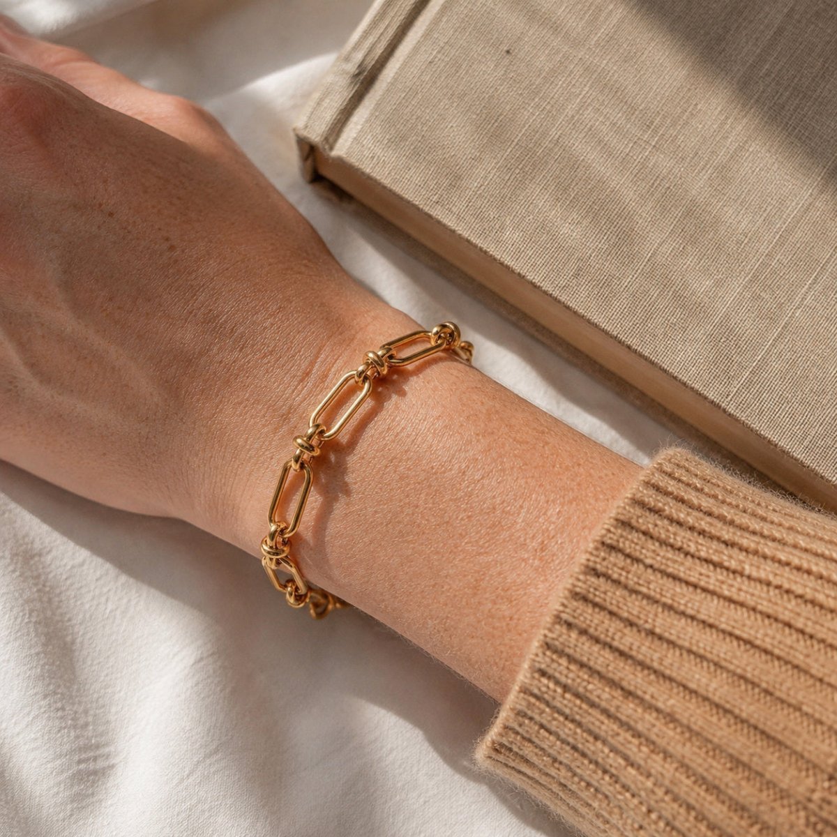 Elodie Paperclip Chain Bracelet