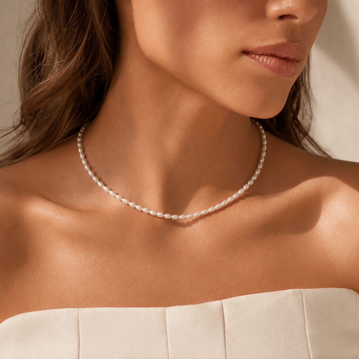 Evania Freshwater Pearl Strand Necklace