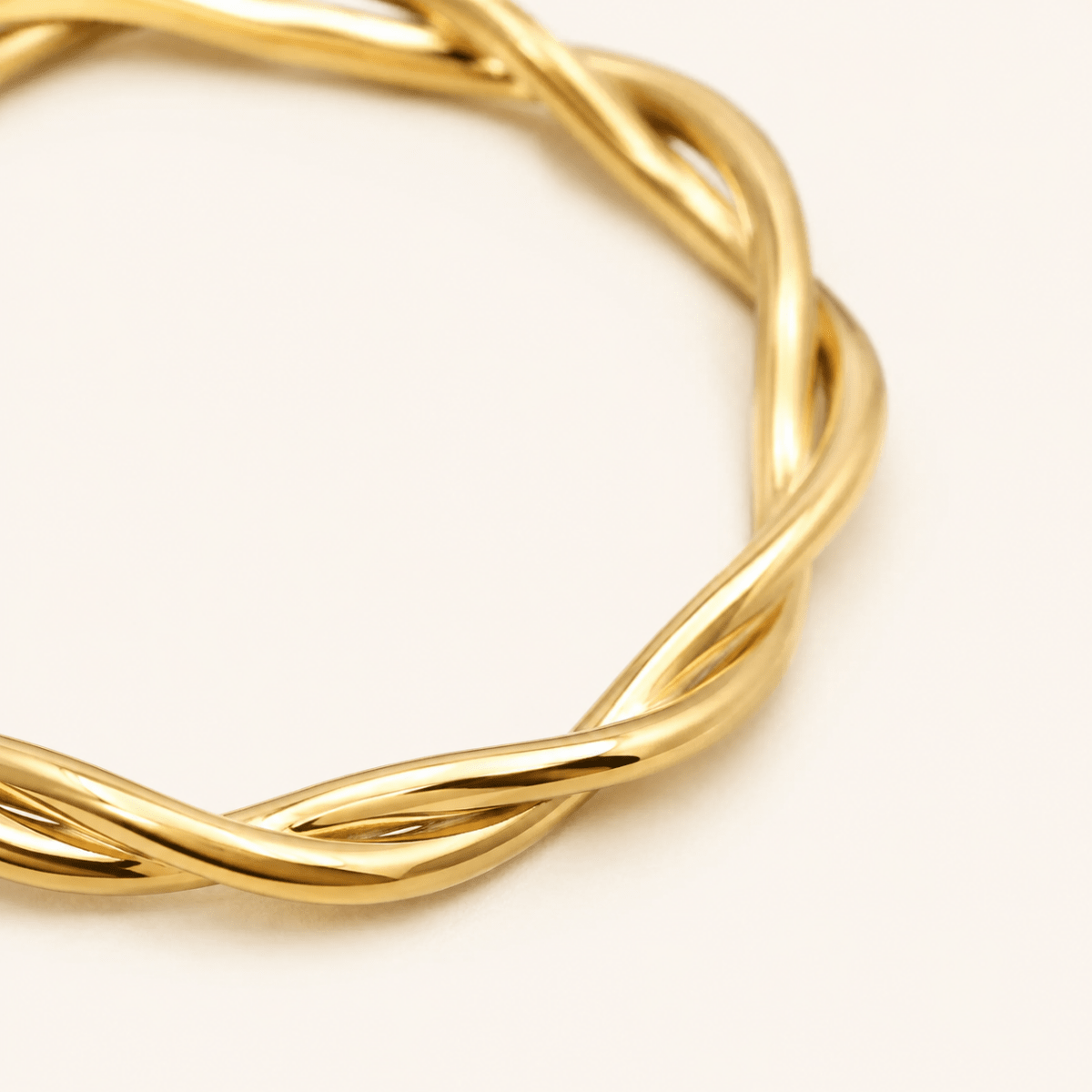 Evia Double-Twist Band Ring