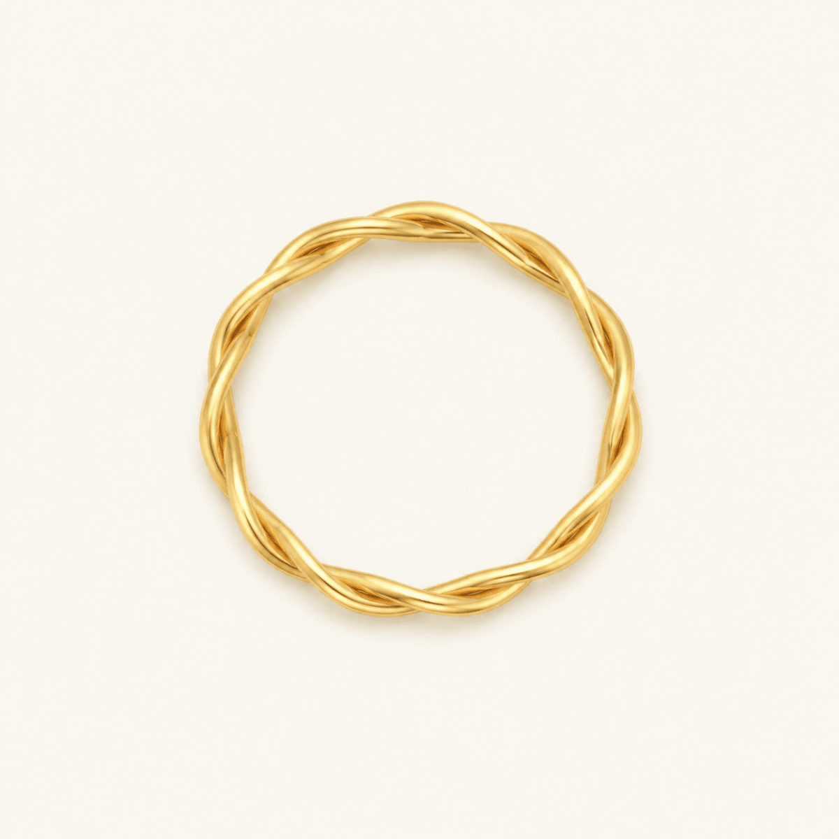 Evia Double-Twist Band Ring
