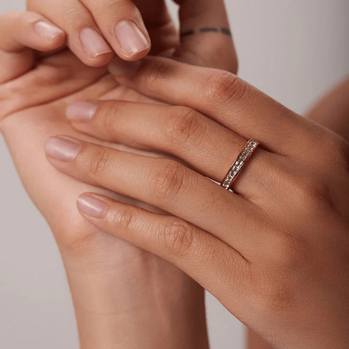 Fiora Square-Cut Eternity Ring