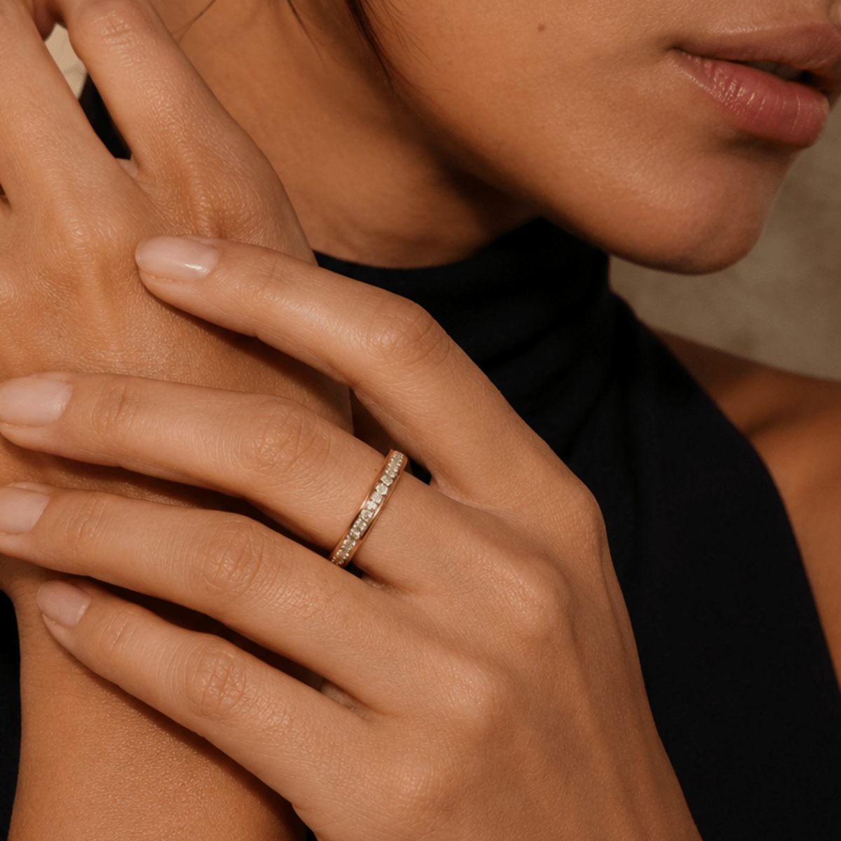Fiora Square-Cut Eternity Ring