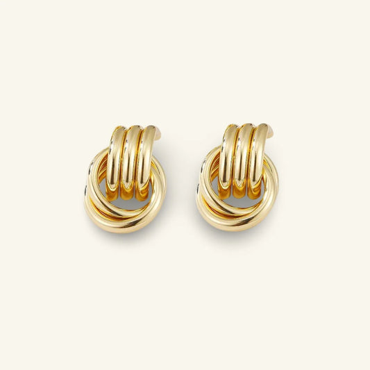 Halo Layered Hoop Earrings