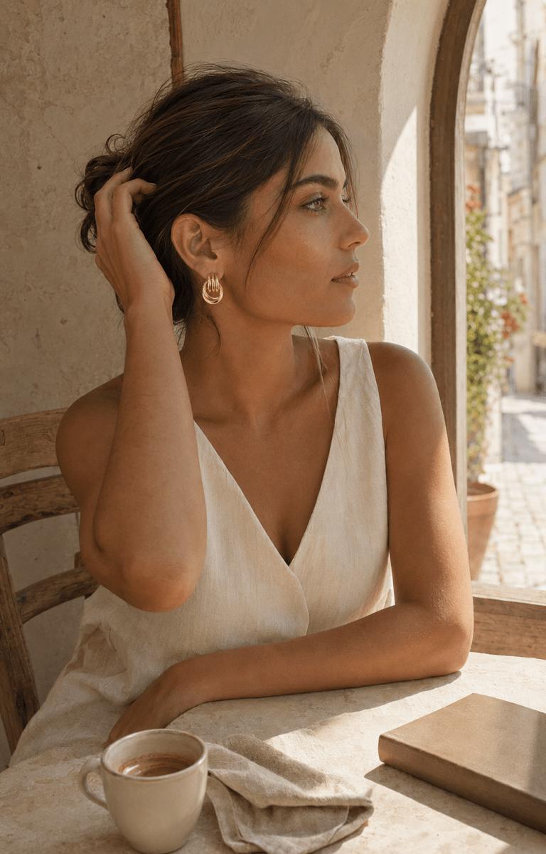 Halo Layered Hoop Earrings