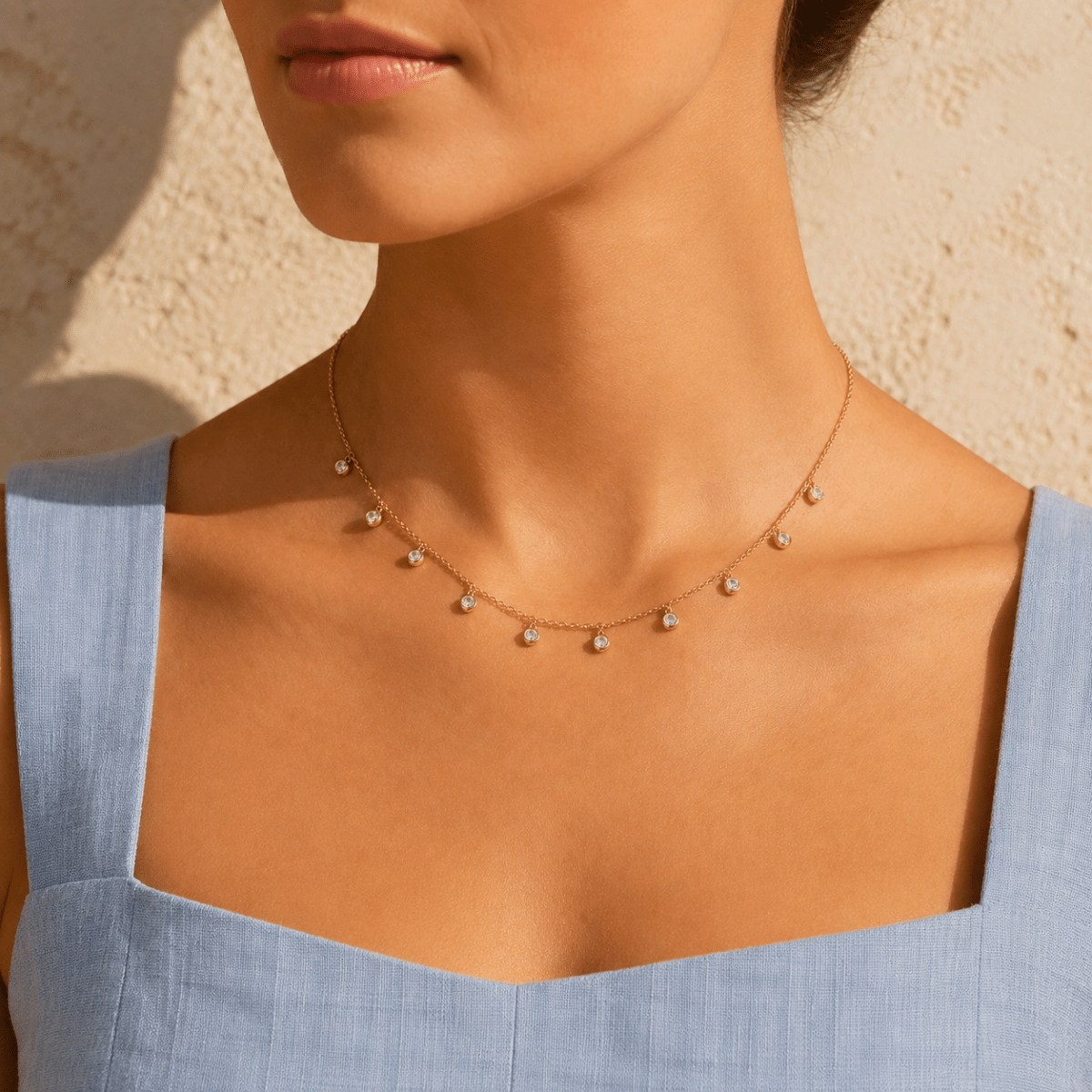 Ilaria Ten-Stone Charm Necklace