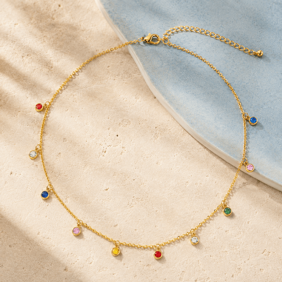 Ilaria Ten-Stone Charm Necklace