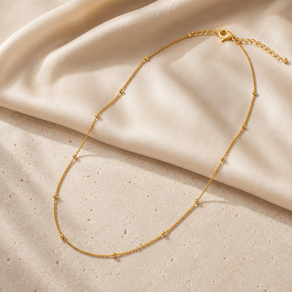 Iria Beaded Chain Necklace