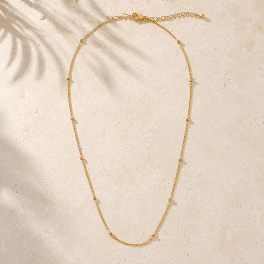 Iria Beaded Chain Necklace