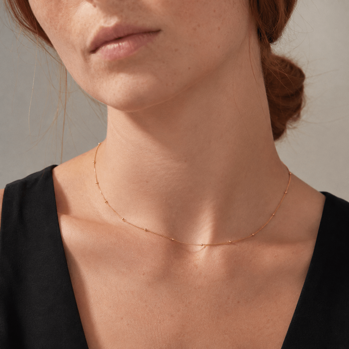 Iria Beaded Chain Necklace
