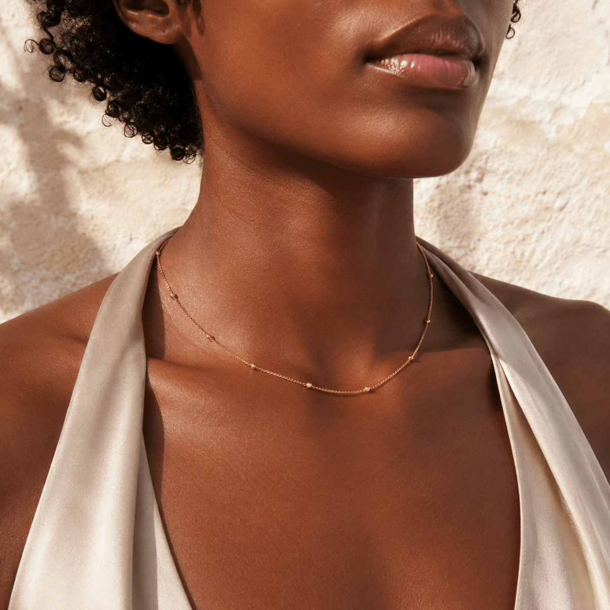 Iria Beaded Chain Necklace