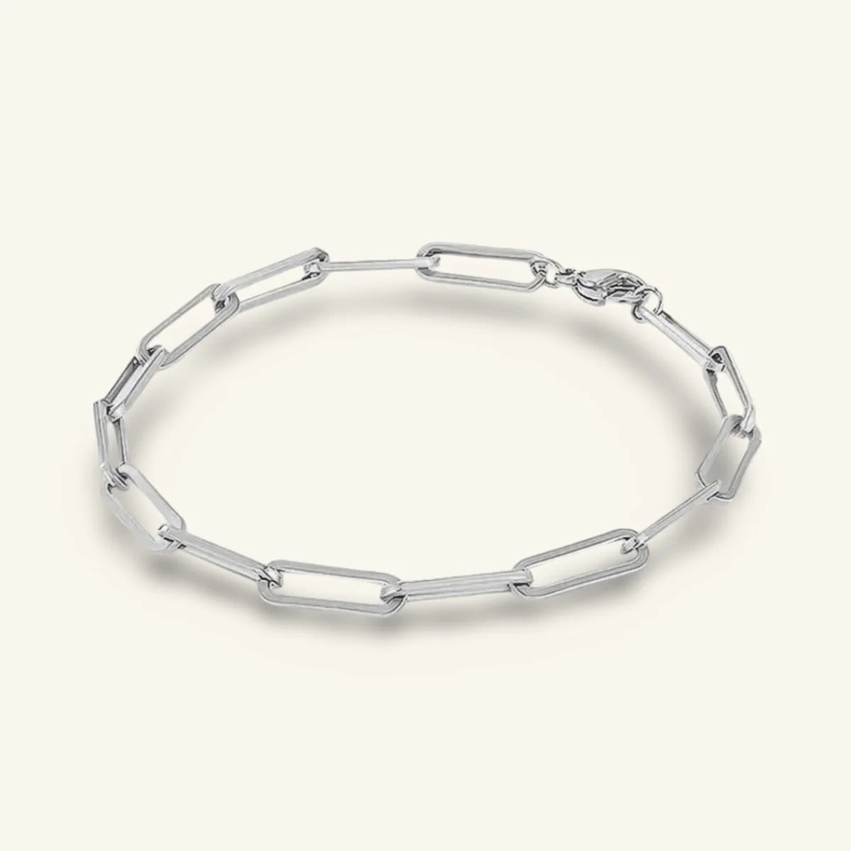 Lia Gold Paperclip Bracelet
