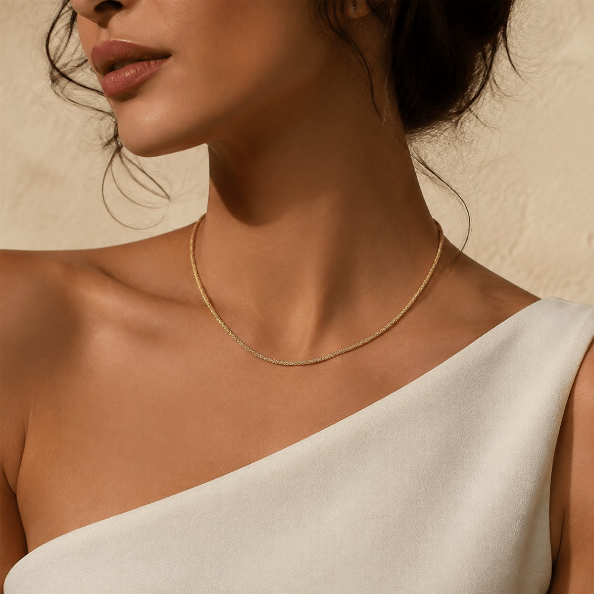 Liora Diamond-Cut Twist Chain Necklace