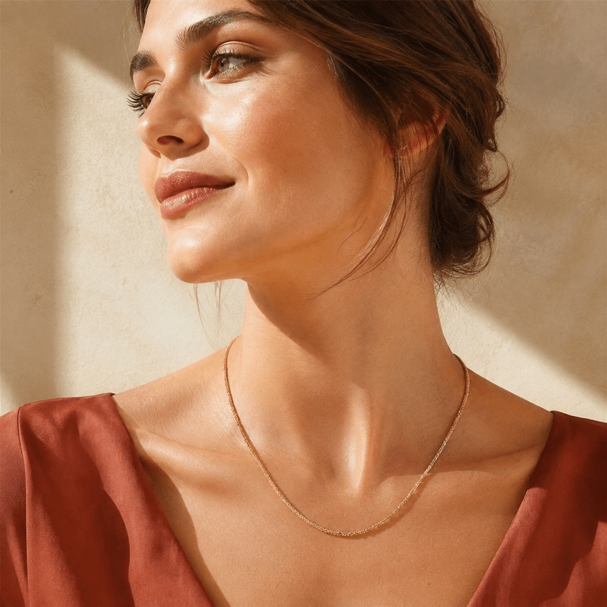 Liora Diamond-Cut Twist Chain Necklace