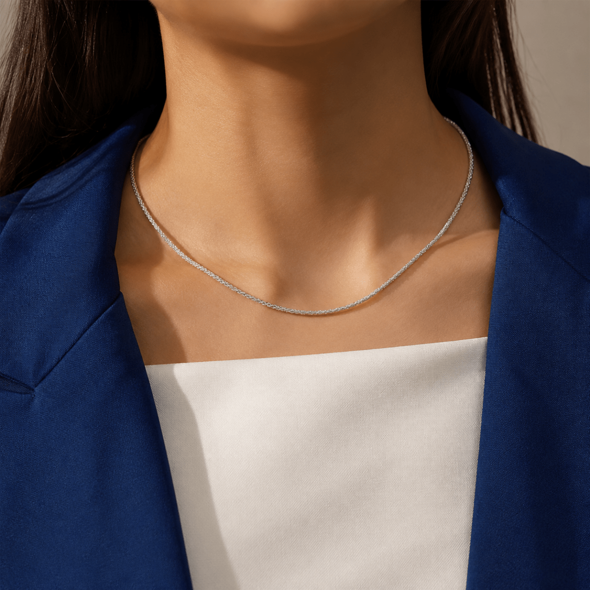 Liora Diamond-Cut Twist Chain Necklace