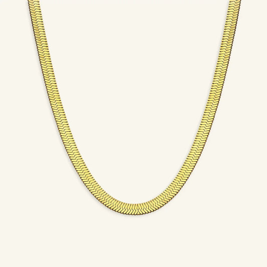 Liora Gold Herringbone Necklace